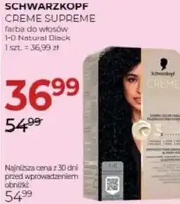 Jawa Drogerie Schwarzkopf creme supreme farba do włosów oferta