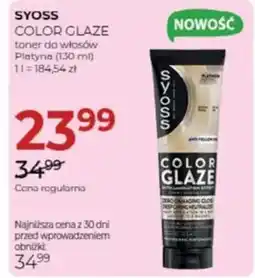 Jawa Drogerie Syoss Color glaze oferta