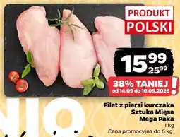 Netto Filet z piersi kurczaka Sztuka Mięsa Mega Paka oferta