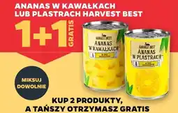 Netto Ananas w kawałkach lub plastrach Harvest Best oferta