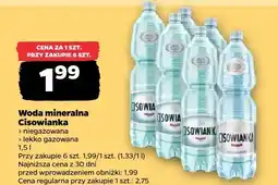 Netto Woda mineralna Cisowianka oferta