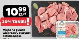 Netto Mięso na gulasz wieprzowy z szynki Sztuka Mięsa oferta