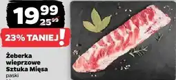 Netto Żeberka wieprzowe Sztuka Mięsa paski oferta