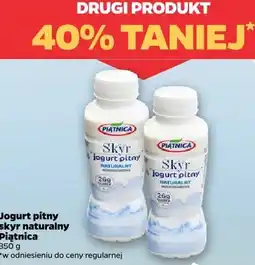 Netto Jogurt pitny skyr naturalny Piątnica oferta