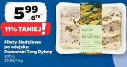 Netto Filety śledziowe po wiejsku Pomorski Targ Rybny oferta