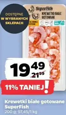 Netto Krewetki białe gotowane SuperFish oferta