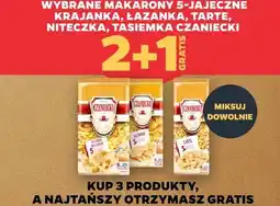 Netto Makaron 5-jajeczny Krajanka, Łazanka, Tarte, Niteczka, Tasiemka Czaniecki oferta