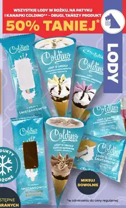 Netto Wszystkie lody w rożku, na patyku i kanapki Coldino oferta