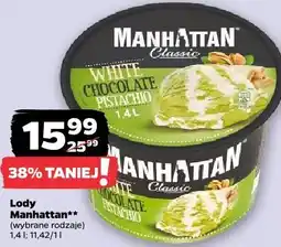 Netto Lody Manhattan (wybrane rodzaje) oferta