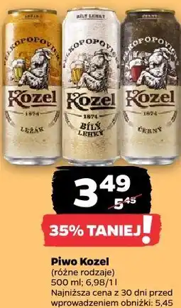 Netto Piwo Kozel (różne rodzaje) oferta