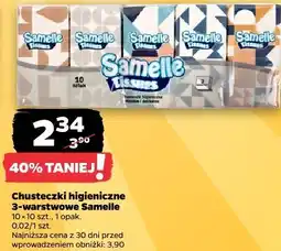 Netto Chusteczki higieniczne 3-warstwowe Samelle oferta