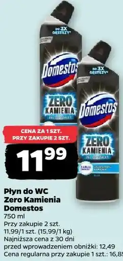 Netto Płyn do WC Zero Kamienia Domestos oferta