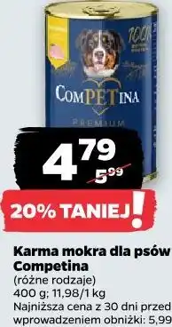 Netto Karma mokra dla psów Competina oferta