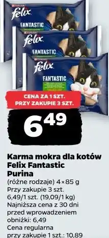 Netto Karma mokra dla kotów Felix Fantastic Purina oferta