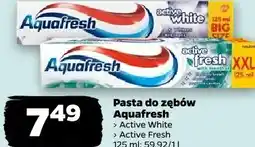 Netto Pasta do zębów Aquafresh Active White / Active Fresh oferta