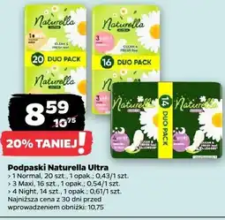 Netto Podpaski Naturella Ultra (Duo Pack) oferta