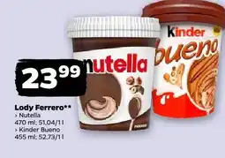Netto Lody Ferrero + Nutella oferta
