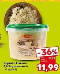 Kaufland Kapusta kiszona Artman oferta