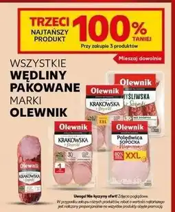 Kaufland Kiełbasa myśliwska z szynki Olewnik oferta