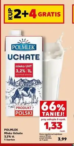 Kaufland Mleko 3.2% Polmlek Uchate oferta