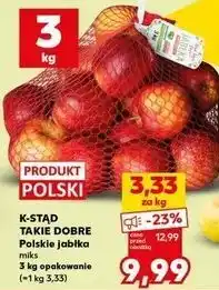 Kaufland Jabłka K-Classic Stąd Takie Dobre! oferta