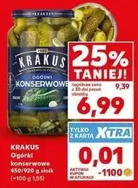 Kaufland Ogórki konserwowe Krakus Maspex oferta