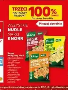 Kaufland Ser w ziołach Knorr Nudle oferta