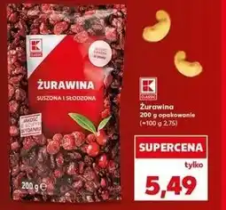 Kaufland Żurawina suszona K-Classic oferta
