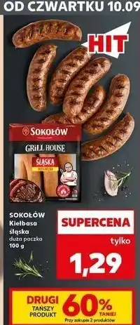 Kaufland Kiełbasa śląska Sokołów Grill House oferta