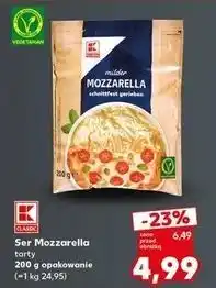 Kaufland Ser mozzarella tarty K-Classic oferta