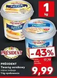 Kaufland Serek waniliowy z pokruszoną laską wanilii President oferta