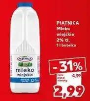 Kaufland Mleko wiejskie 2% Piątnica oferta