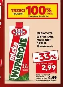 Kaufland Mleko 3.2% Mlekovita Wypasione oferta