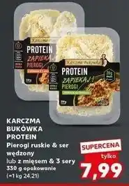 Kaufland Pierogi z mięsem i 3 sery Karczma Bukówka oferta