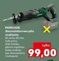Kaufland Piła szablasta akumulatorowa 20 v Parkside oferta