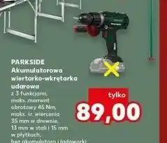 Kaufland Wiertarko-wkrętarka akumulatorowa Parkside oferta