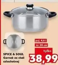 Kaufland Garnek ze stali nierdzewnej 24 cm Spice&Soul oferta