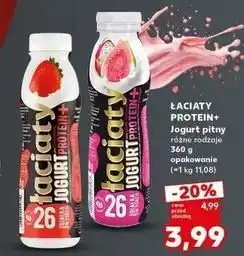 Kaufland Jogurt proteinowy guawa i smoczy owoc Łaciaty oferta