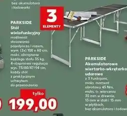 Kaufland Stół wielofunkcyjny Parkside oferta