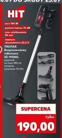 Kaufland Odkurzacz sz-1920kl Tristar oferta