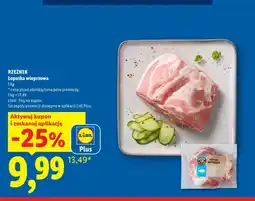 Lidl Łopatka wieprzowa Rzeźnik oferta