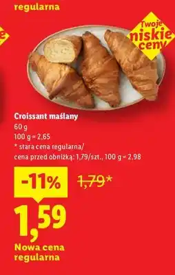 Lidl Croissant maślany oferta