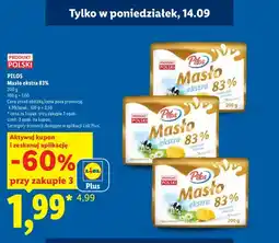 Lidl Masło ekstra Pilos 83% oferta