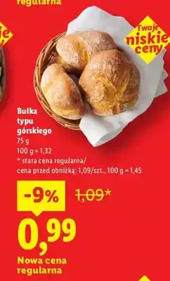 Lidl Bułka typu górskiego oferta