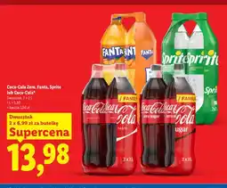 Lidl Napój gazowany Coca-Cola Zero 2-pak oferta