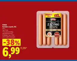 Lidl Parówki z szynki XXL Pikok oferta