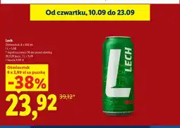 Lidl Piwo Lech 8-pak oferta