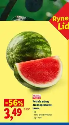 Lidl Polskie arbuzy drobnopestkowe luzem Ryneczek Lidla oferta
