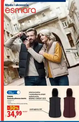 Lidl Kamizelka pikowana damska Esmara oferta