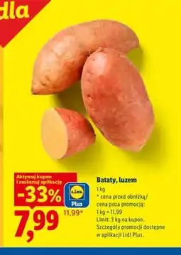 Lidl Bataty oferta